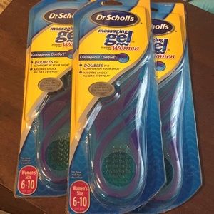 Dr. Scholls Massaging Gel Insoles (womens 6-10)